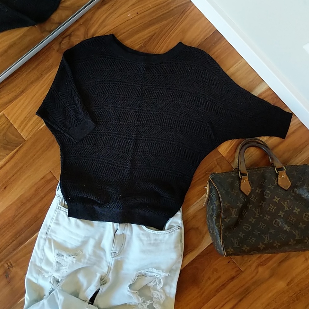 EXPRESS Black Dolman Sweater